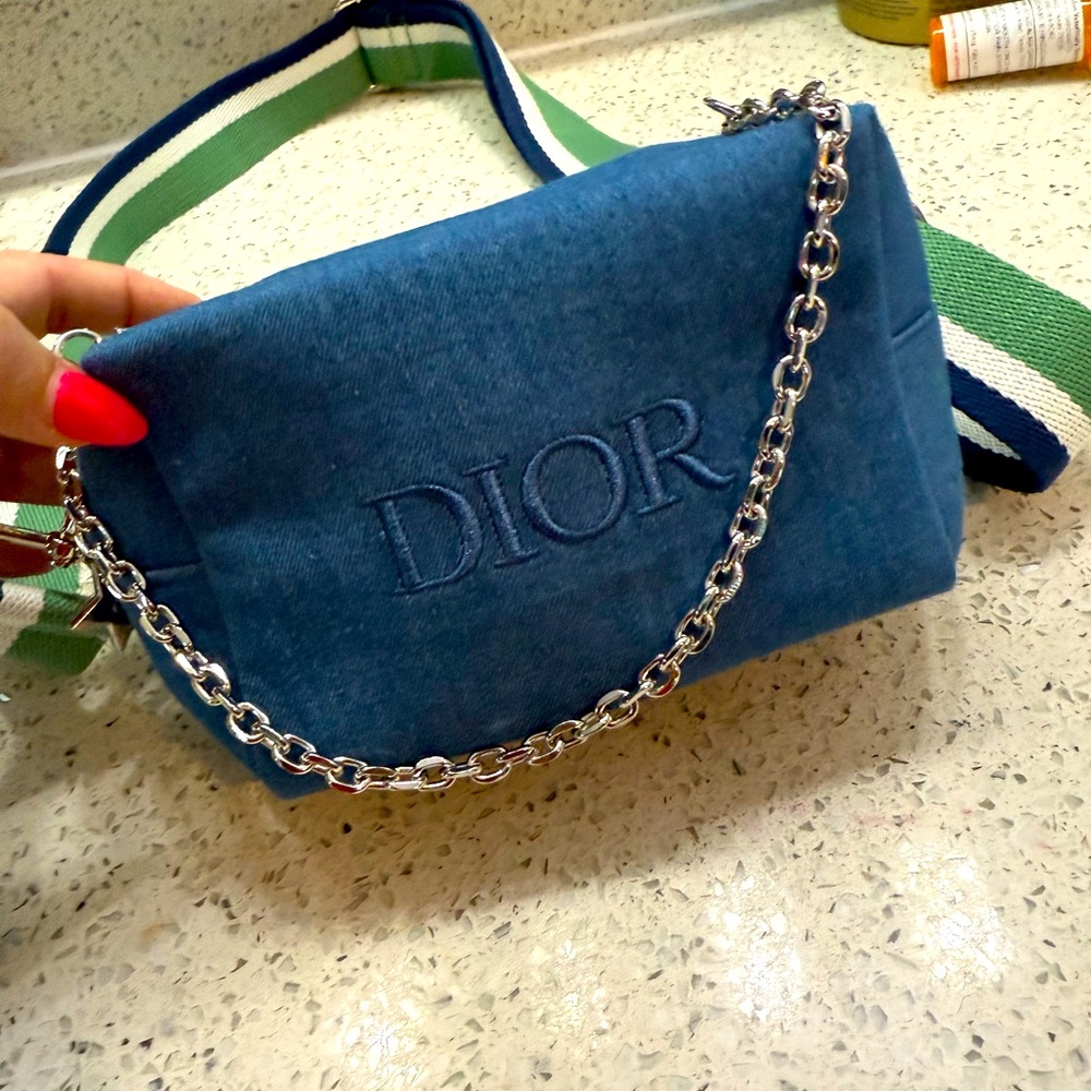 Dior Blue Denim Bag